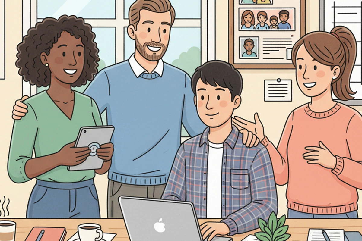 Familienbrücke Leer - Das Team